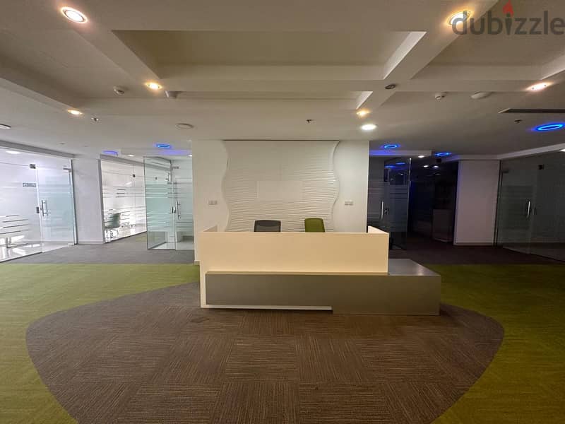 674 SQM Furnished Office Space in Qurum 7