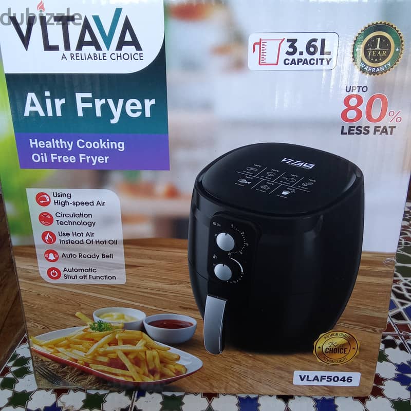 VLTAVA AIR FRYER 3.6L (New) 0