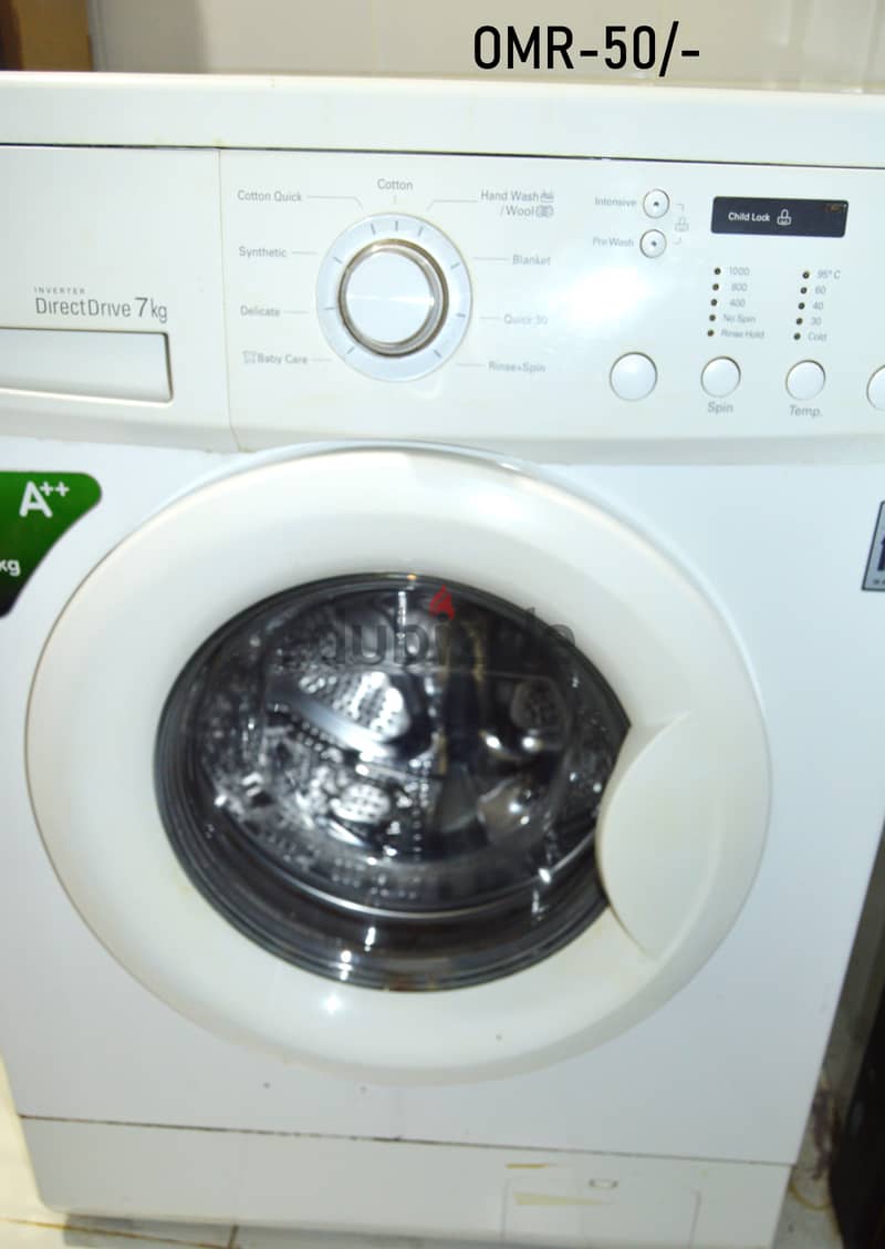 LG 7Kg Front Loader Washine Machine 0