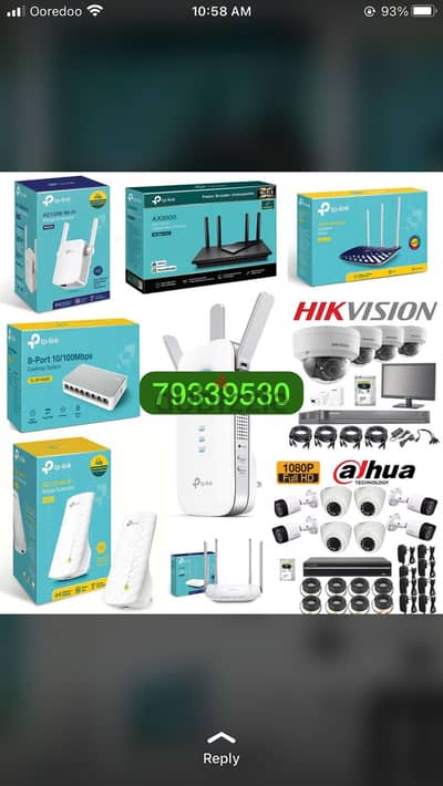 We do all type of CCTV Cameras  HD Turbo Hikvision Ca