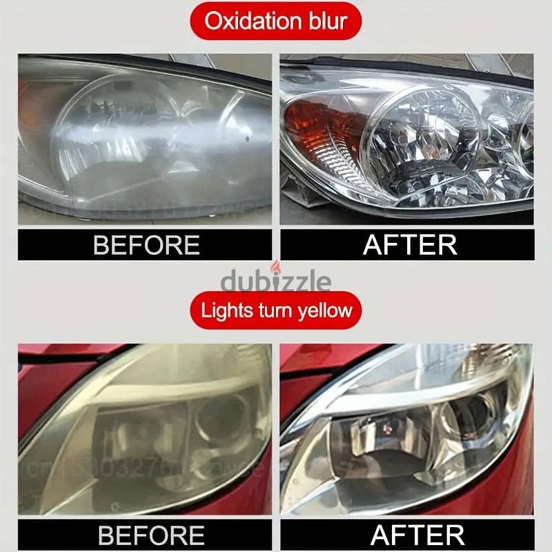 Easy-Apply Headlight Restoration Polish - Removes Oxidation & Yellowin 0