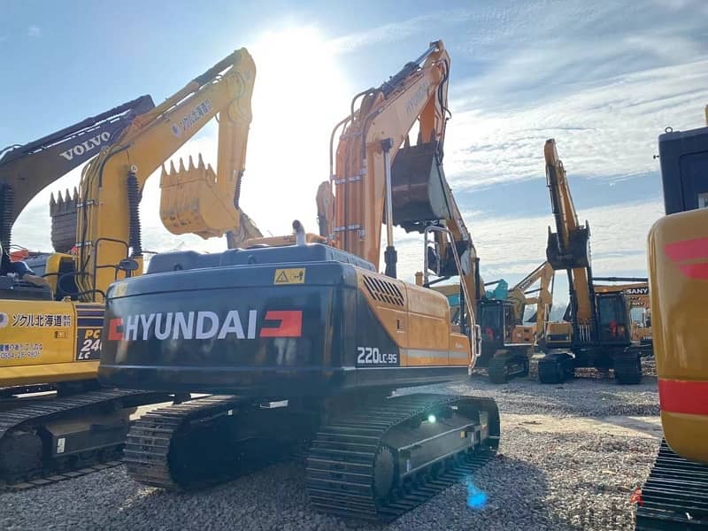 Hyundai 220 9s excavator 5