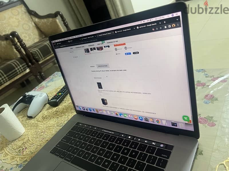 MacBook Pro 15” 2017 with Touch Bar for sale 3