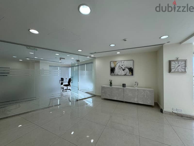 Furnished 152 SQM Office FOR RENT in Al Khuwair Prime Location PPC22 2