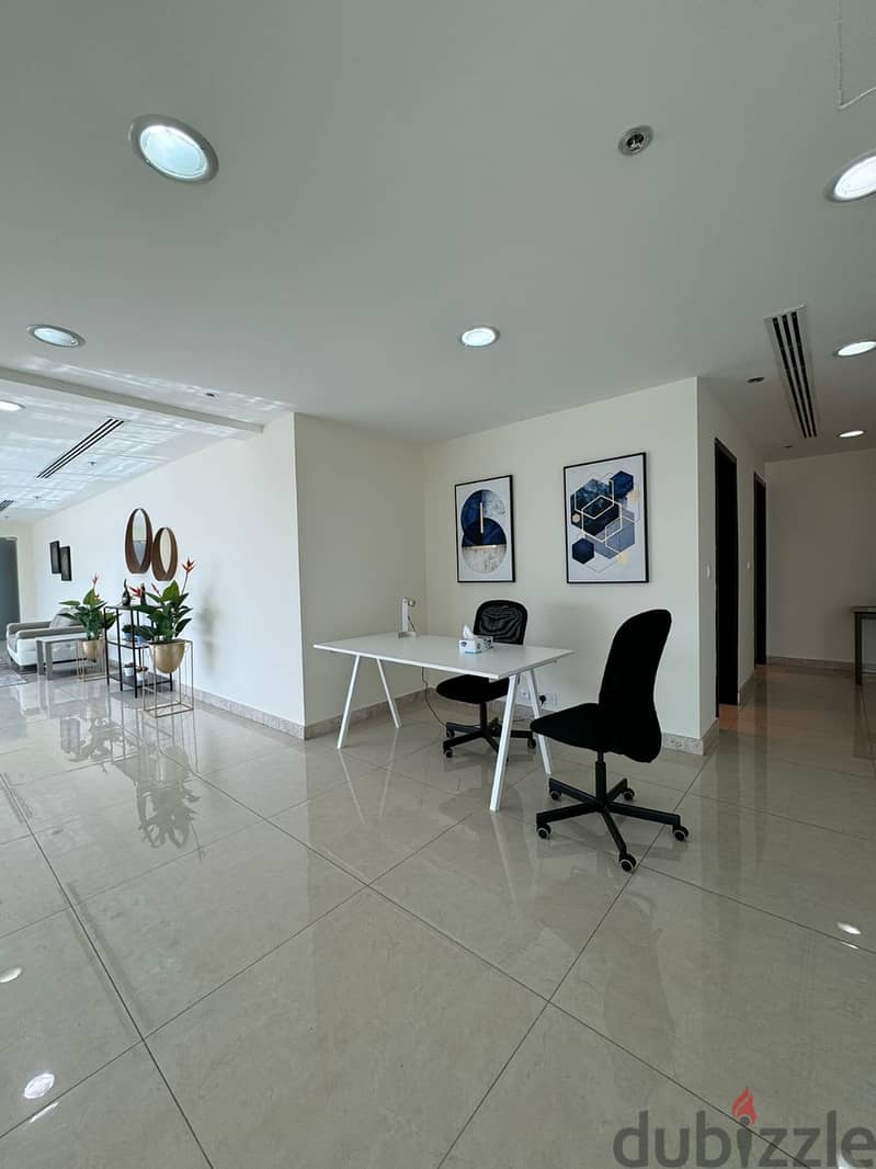 Furnished 152 SQM Office FOR RENT in Al Khuwair Prime Location PPC22 8