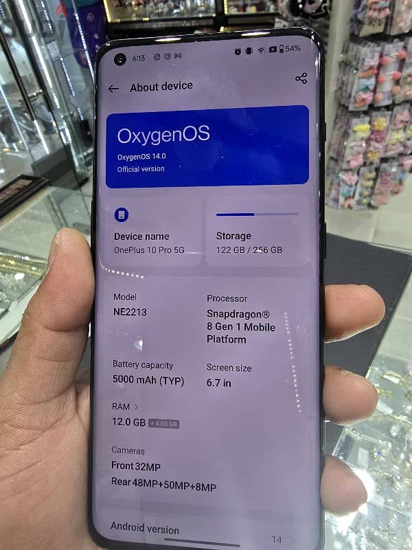 one plus 10 pro 5g,256 and 12gb 4