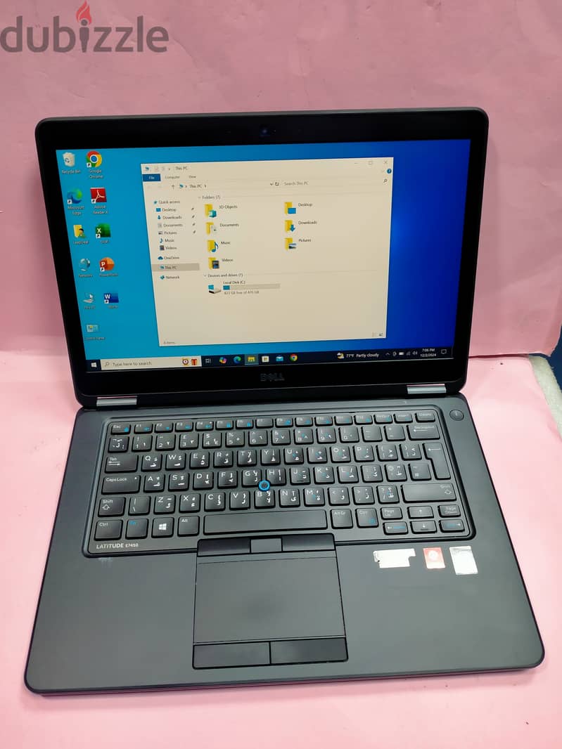 2GB NVIDA DELL I7 16GB 512GB SSD 14 INCH SCREEN 0