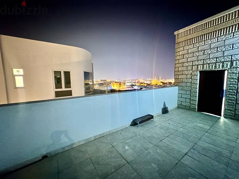 Roof 1 Bhk for rent in Alkhwair 33 behind technical college 15