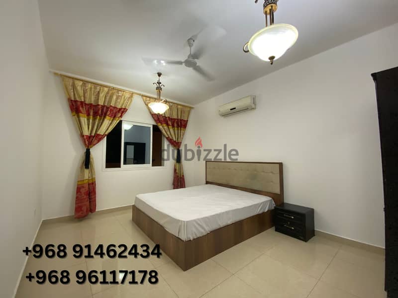 Fully Furnished spacious room with private bathroom in Al Ghubrah 0