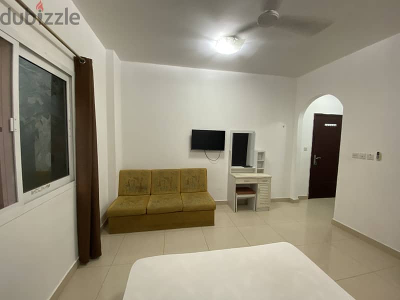 Fully Furnished masterbedroom with attached bathroom in Al Ghubrah 3