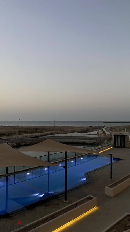 Sea & pool view 2 bhk on 1st floor for rent in Lagoon Al Mouj Muscat 10