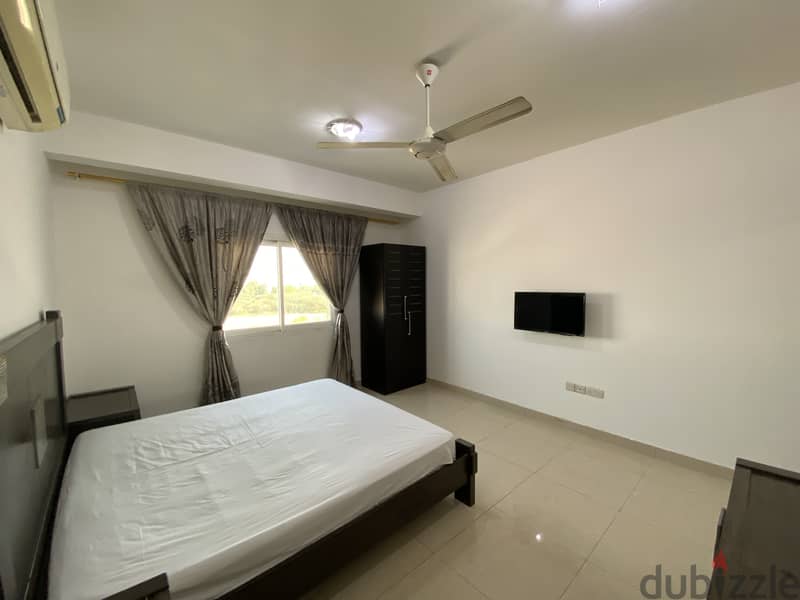 Fully Furnished room with attached bathroom available in Al Ghubrah 2