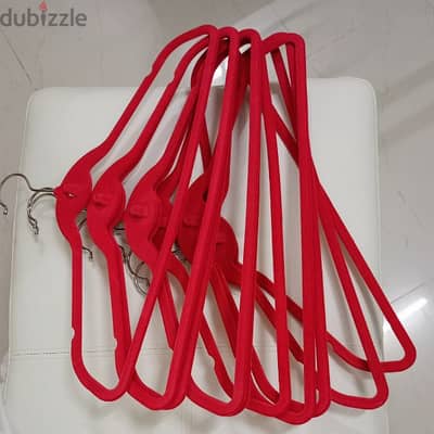 Clothes Hangers coated in Velvet fabric