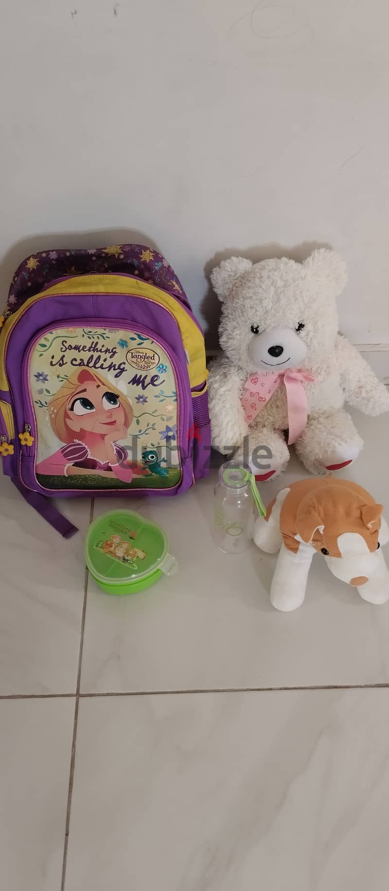 Girl school bag with attachment 1