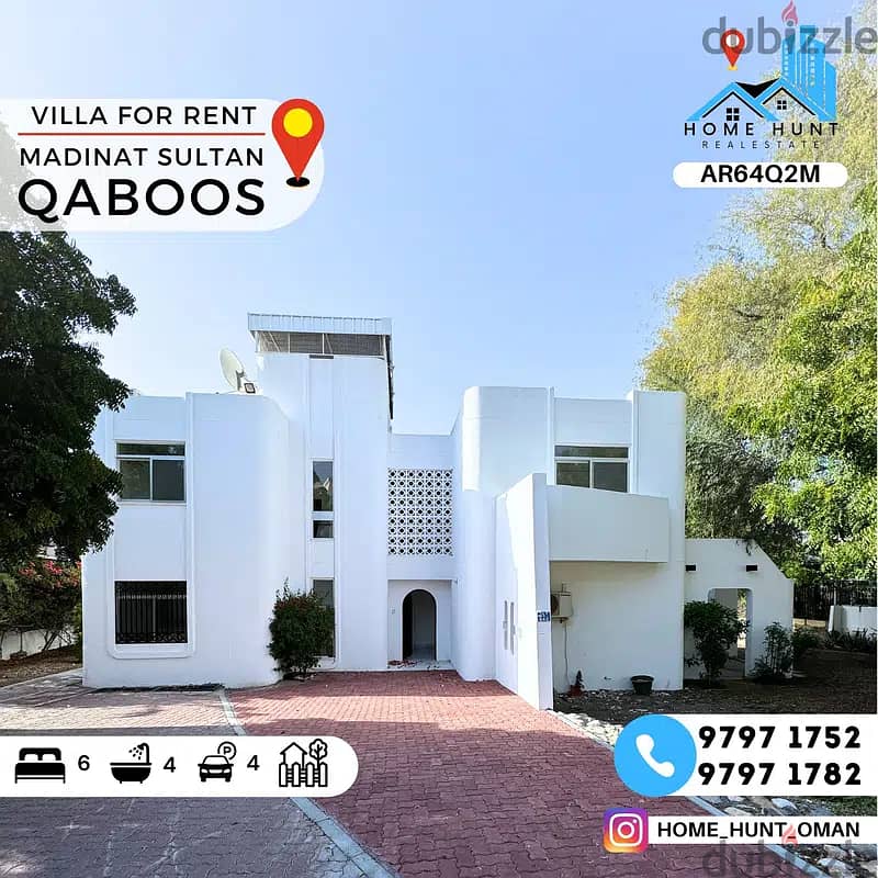 MADINAT SULTAN QABOOS | CLASSIC 5+1 BR VILLA FOR RENT 0