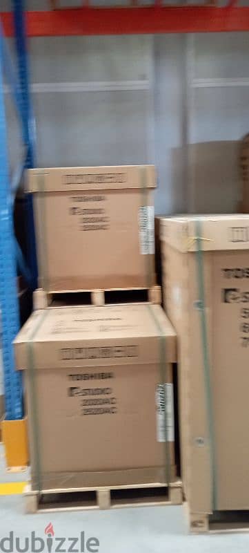 Empty Photocopiers Cartoon Boxes with thermocoal 3