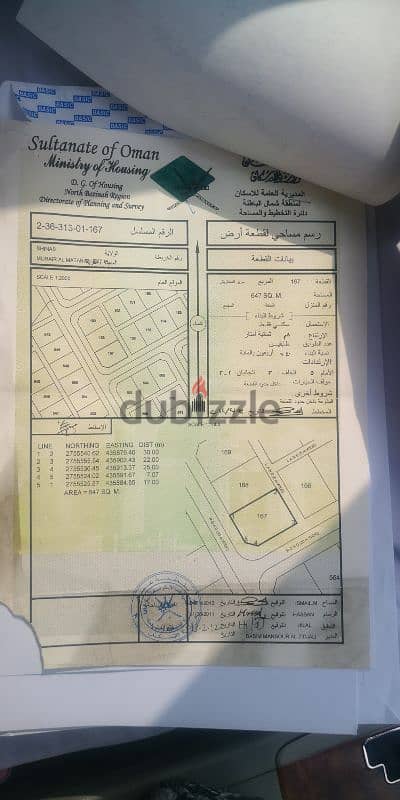 أرض زاوية سكنية للبيع في ولاية شناص مرير المطاريش وجنبها بيوت