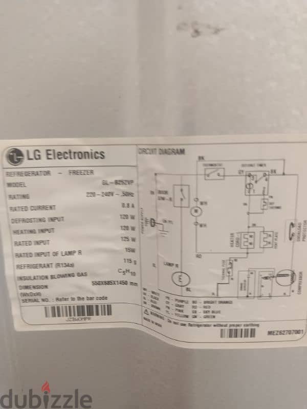 LG refrigerator 0