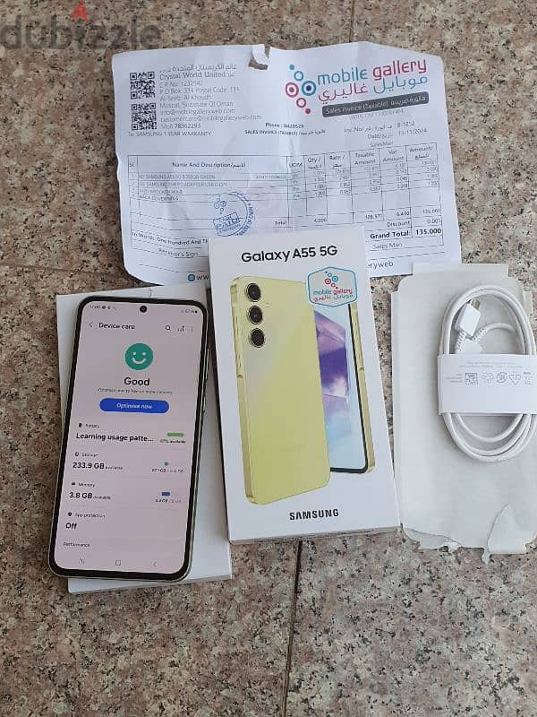 Samsung a55 256gb 8gb almost new condition 7