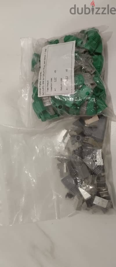 100 pcs RJ45 connector with sleeves