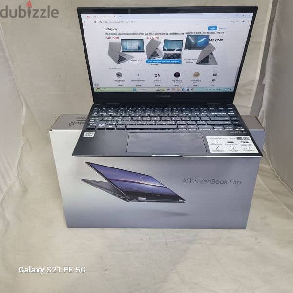 ASUS ZenBook Flip 13 2-In-1 Laptop UX363JA-Core-i5-1035G4/8GB/512GBSSD 7