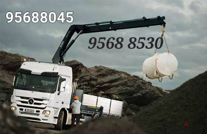 شاحنة هياب کرین مع رافعة ونش Hiab Truck With Crane Winch for Rent 1