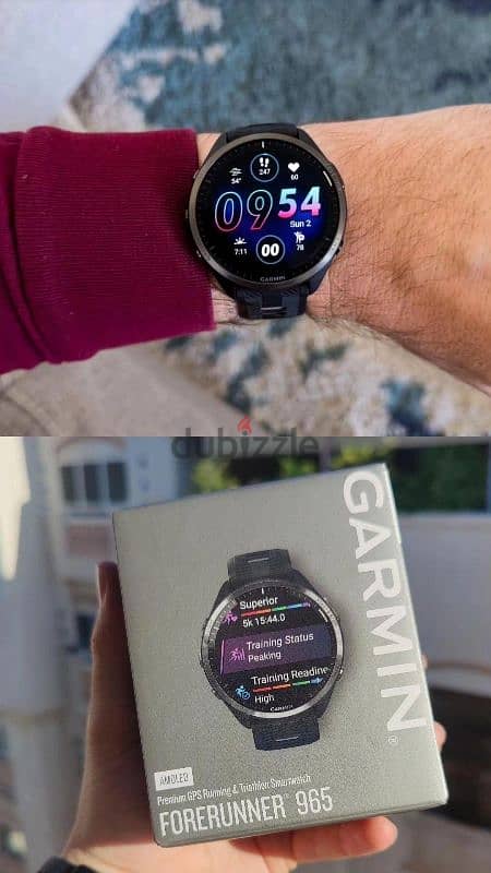 garmin GPS Forerunner 965 Smartwatch ساعة جرمن الذكية فورينير ٩٦٥ 1