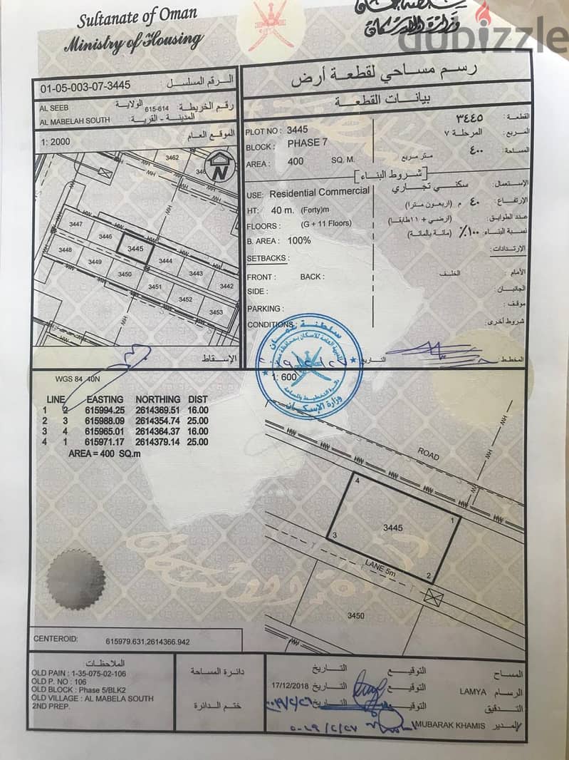 For sale: Residential and commercial land in Maabilah South 0