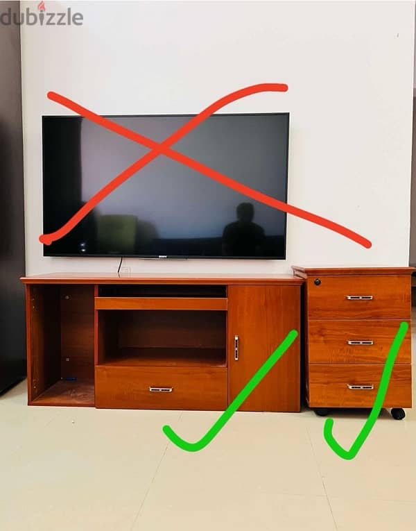 Tv Stand and Side Table for sale 1