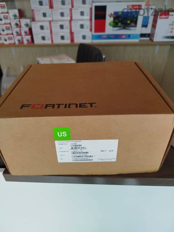 FORTINET FORTIGATE F80 FIRE WALL  NEW NEVER USED PERFECT CONDITION 0