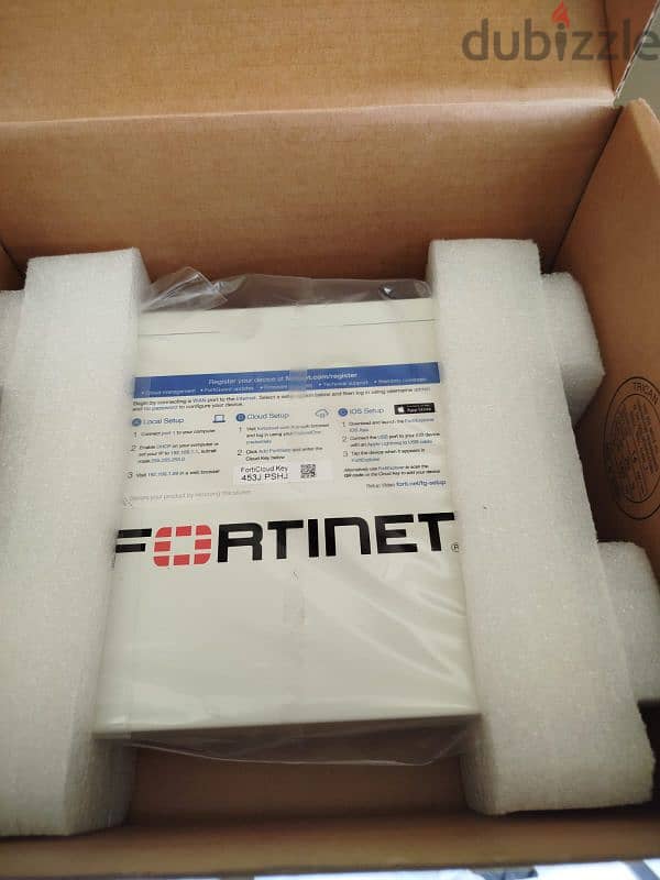 FORTINET FORTIGATE F80 FIRE WALL  NEW NEVER USED PERFECT CONDITION 3