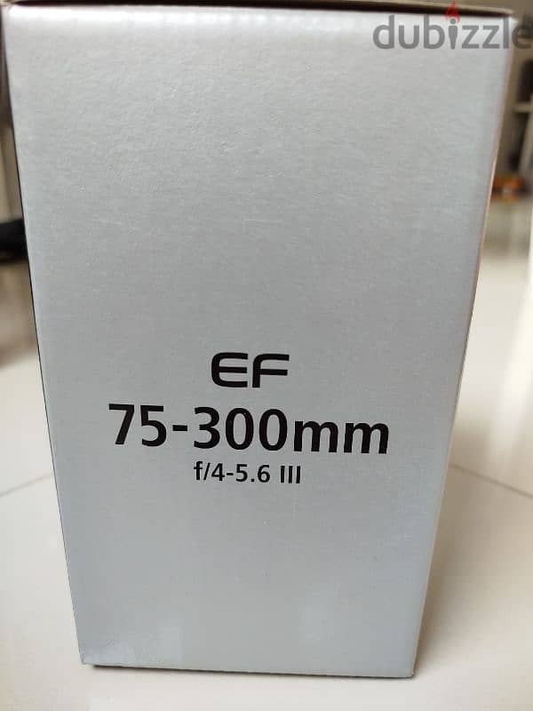 Canon EF 75-300mm camera lens 1