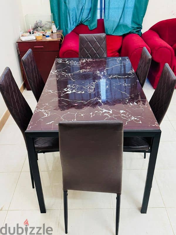 Dining Table with 6 chair 0