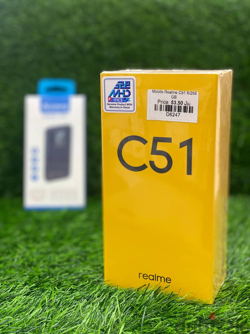 Realme C51 6GB RAM 256GB ROM 6.74" inches 5000mAh 2