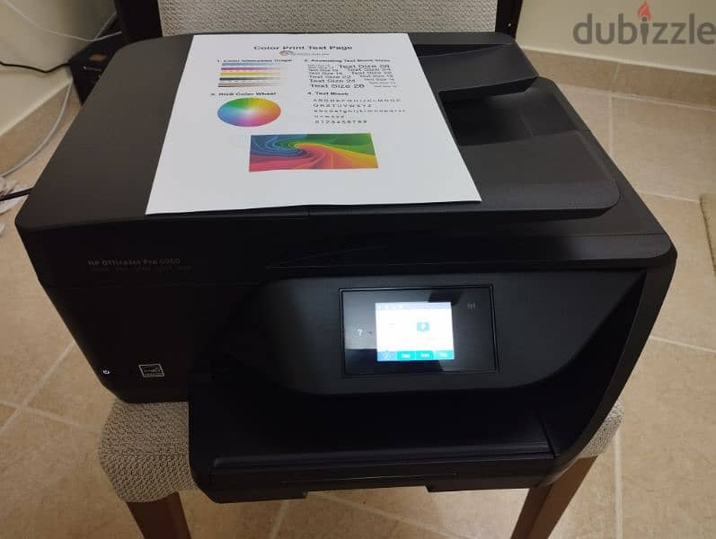 طابعة hp officejet pro 6960 ملونه 0