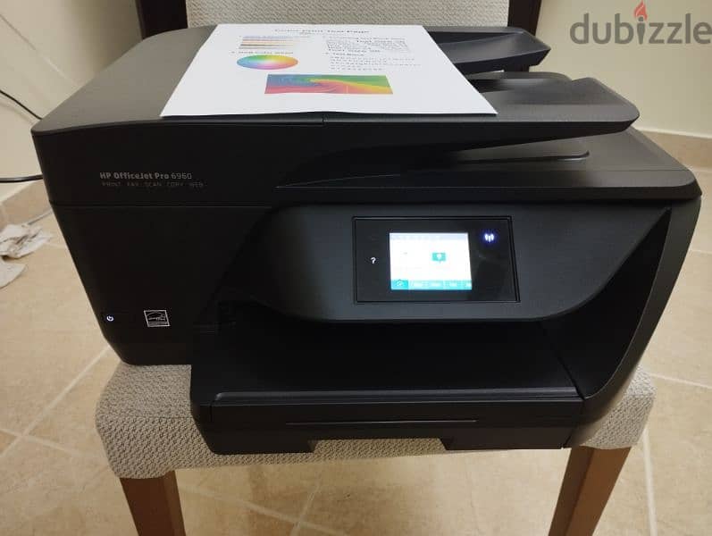 طابعة hp officejet pro 6960 ملونه 4