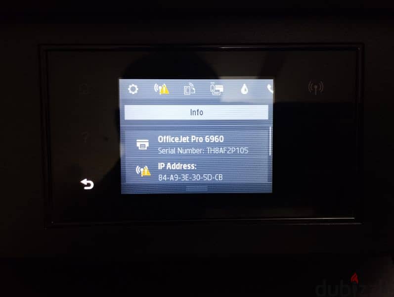 طابعة hp officejet pro 6960 ملونه 6