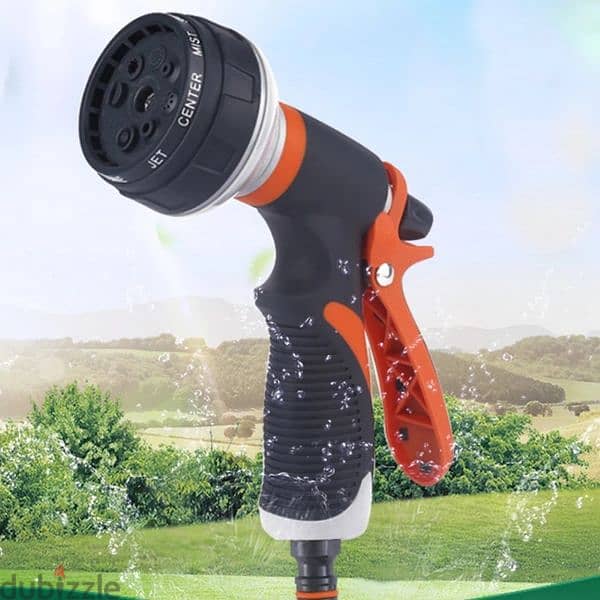 Title: 8 Pattern Car Washing Gun, Hose Nozzle for use in Household 1