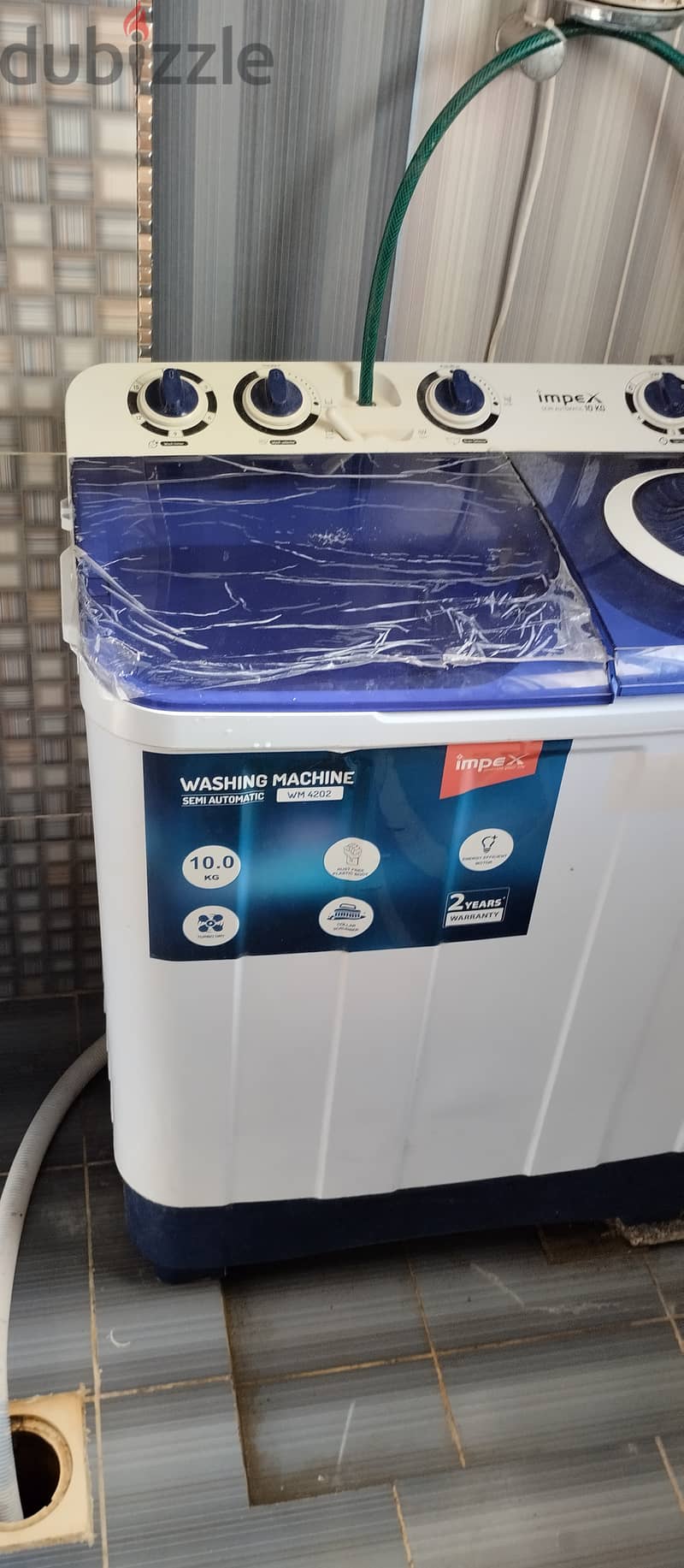 Impex 10 kg manual washing machine available, rarely used 1