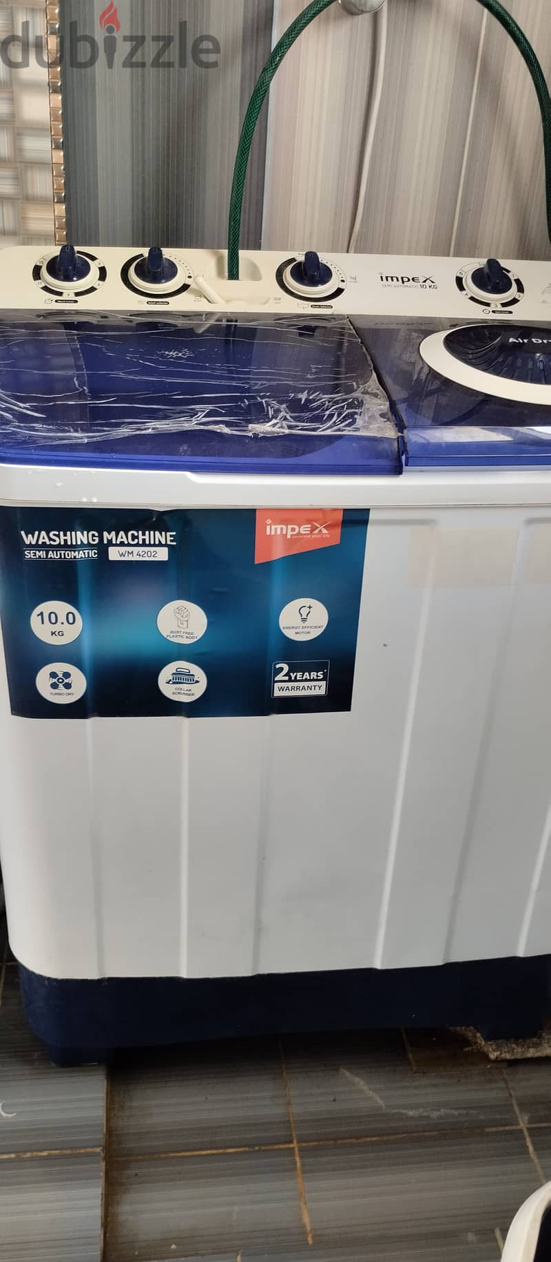 Impex 10 kg manual washing machine available, rarely used 5