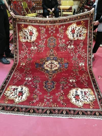 Antique Carpet Shiraz one of one handmade Dated ( 1358 )