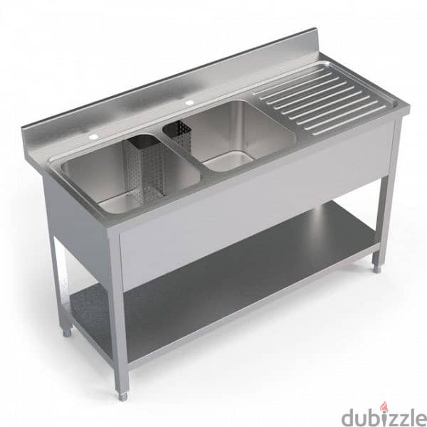 customising ss sink double with table 1