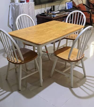 Dining table with 4 chairs