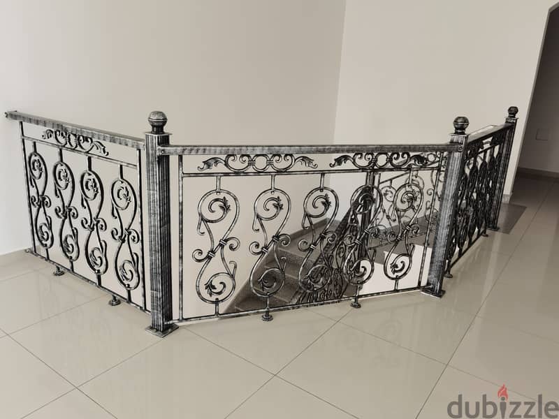 Cast aluminium staircase rail for Sale. 1