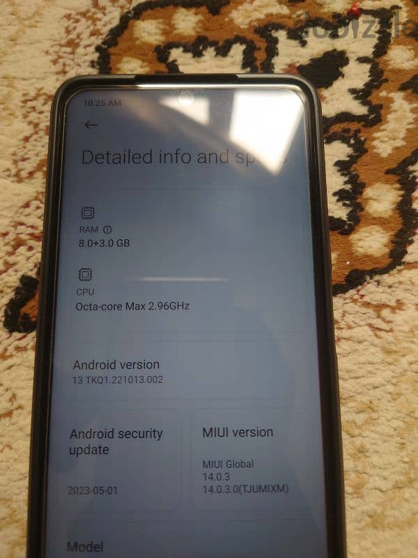 Poco x3 pro 8RAM 256GB full clean no have any scratch coming with box 5