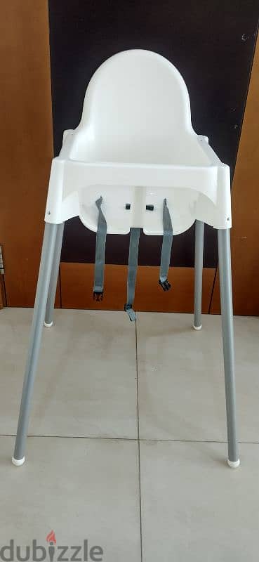 IKEA ANTILOP Highchair with tray, whitecolour 4