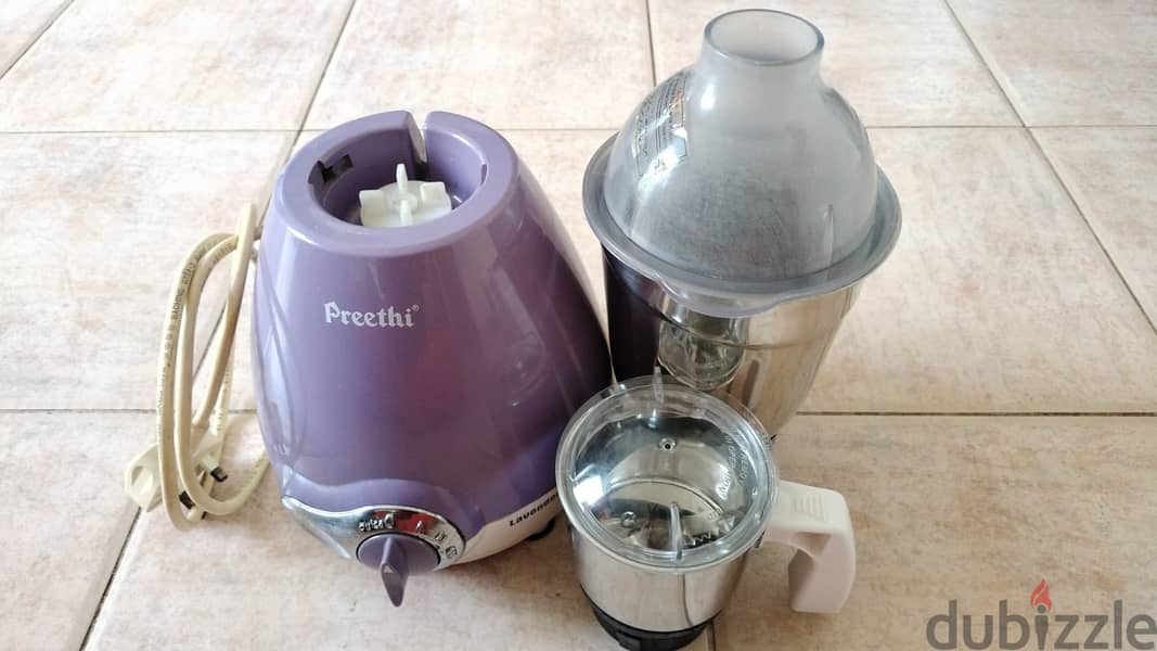 Preethi Lavender Mixer & Grinder 600W 0