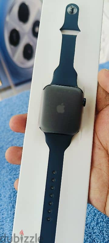 Iphone Watch SE with box blue colour