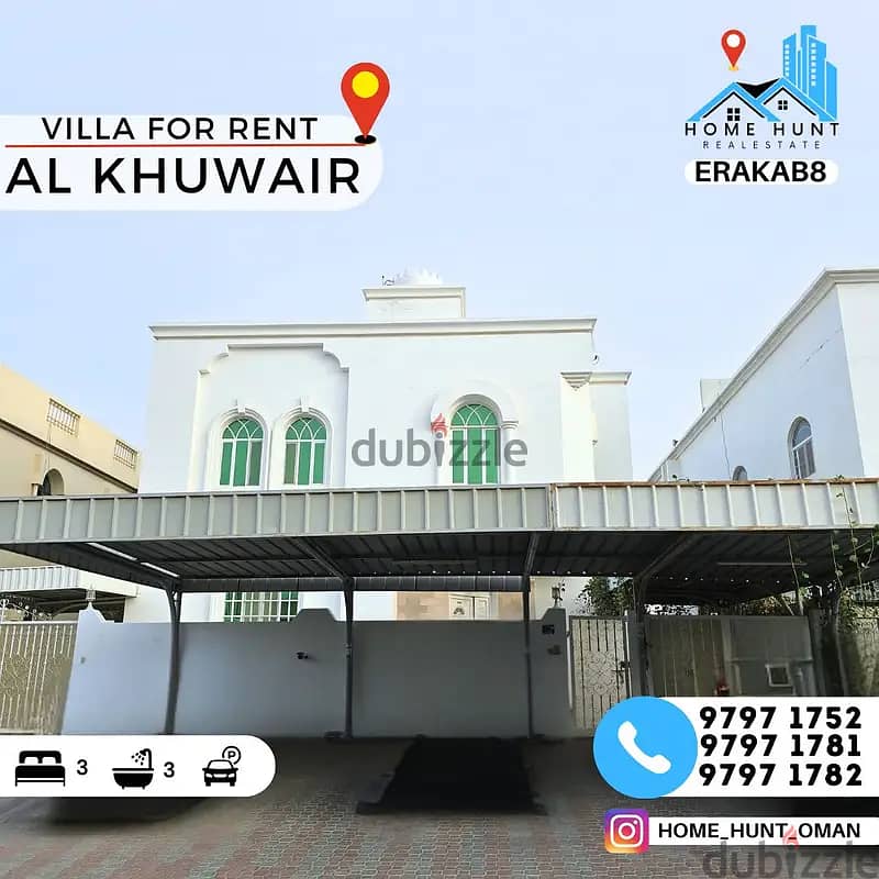 AL KHUWAIR 33 | CLASSIC 3 BEDROOMS VILLA FOR RENT 0