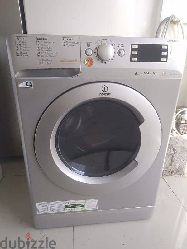 indesit 9kg full option washing machine for sale 1